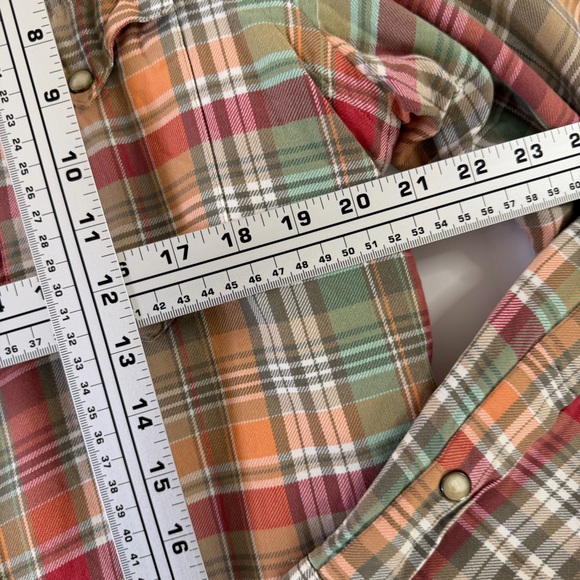 Polo Ralph Lauren Flannel Shirt Shacket Mens Medium Plaid Waffle Lined Vintage - Picture 5 of 10